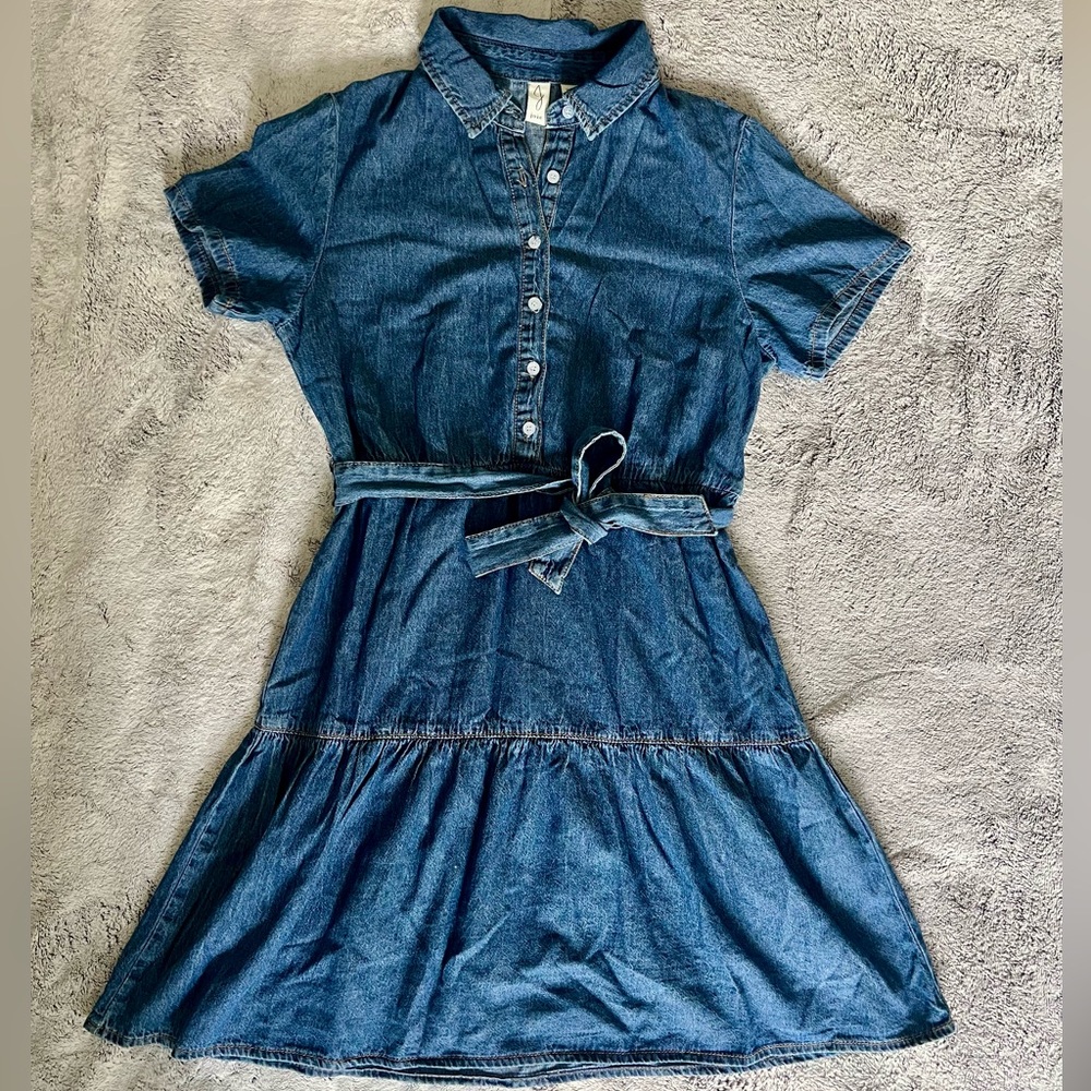 Mini Denim Dress